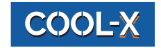 CoolX product logo by pharmaceutical company in Malaysia for cooling pain relief and muscle comfort